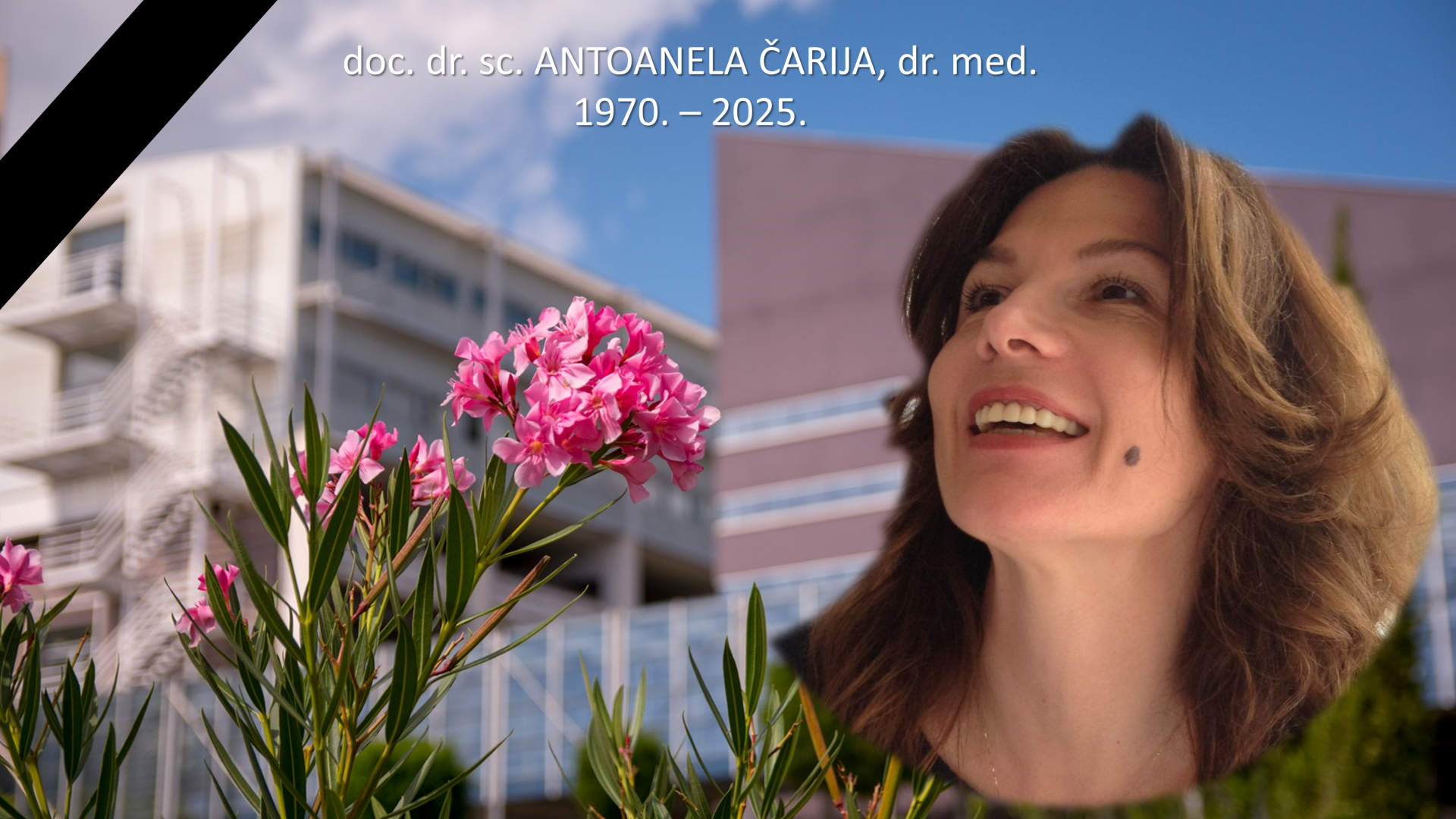 Komemoracija za doc. dr. sc. Antoanela Čarija, dr. med. - ponedjeljak 2. lipnja 2025. u 13 sati